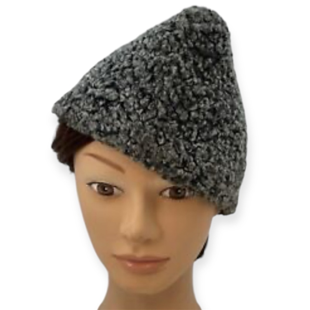Vintage Military Style Faux Persian Wool Hat